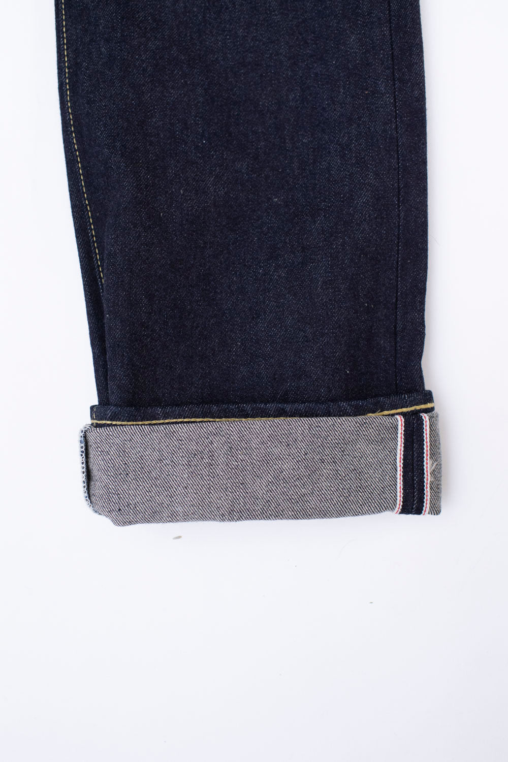 IH-888S-142 - 14oz Selvedge Denim Medium/High Rise Tapered Cut Jeans - Indigo