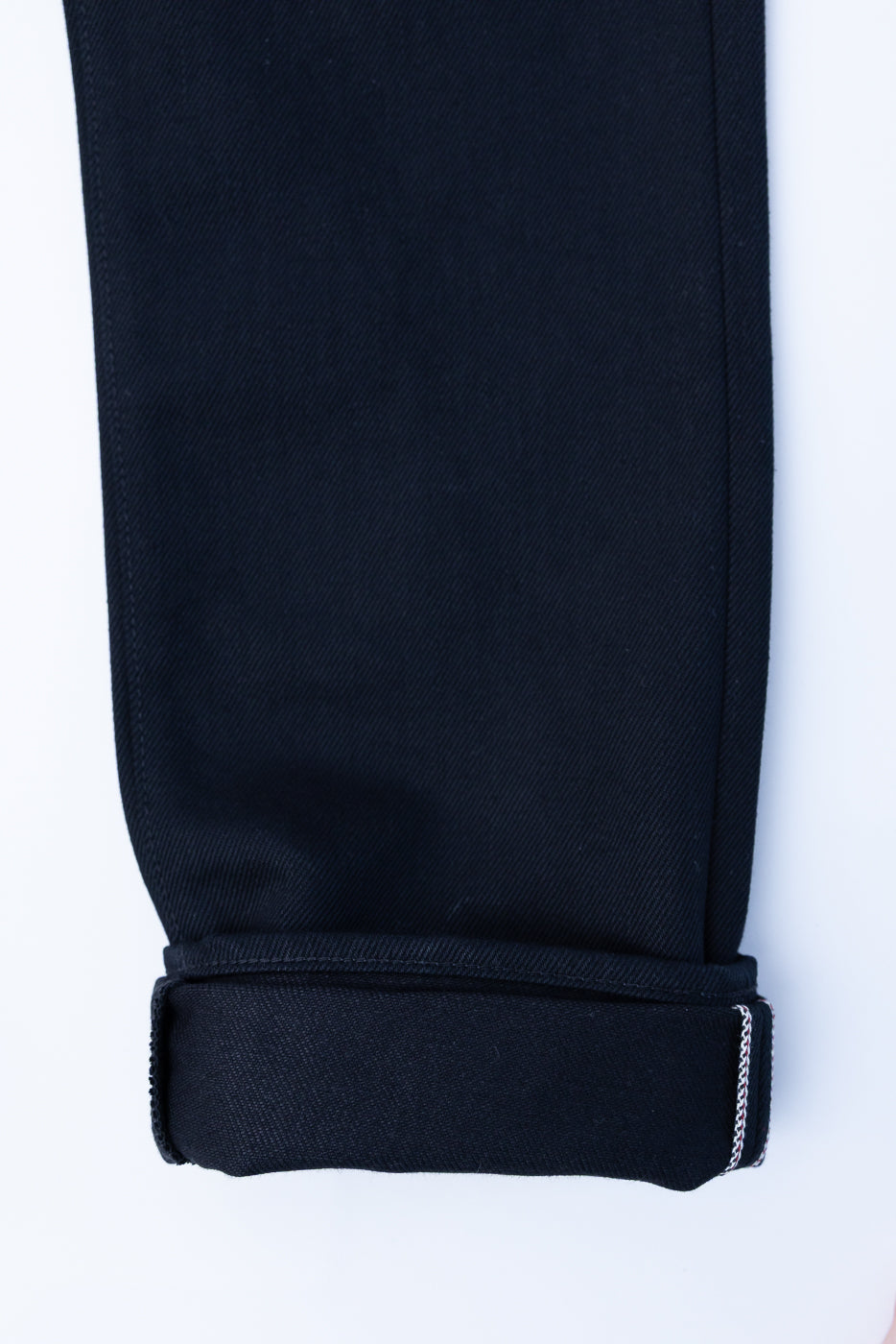 IH-888S-SB - 21oz Selvedge Denim Relaxed Taper Cut Jeans - Superblack Non-Fade