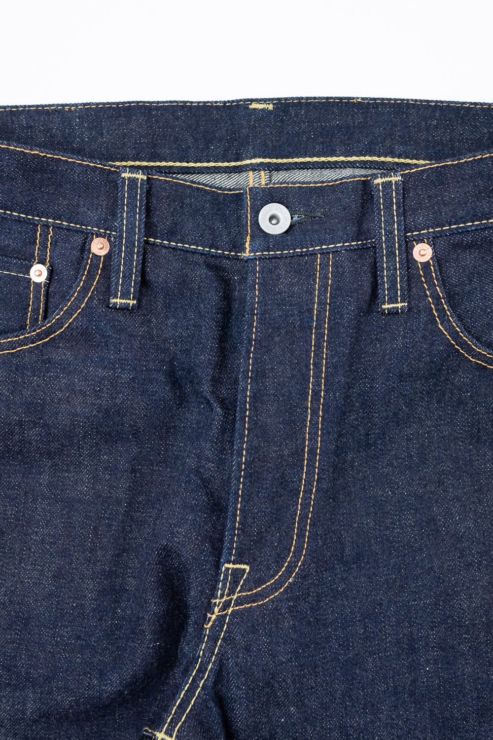 IH-634S-18 - 18oz Vintage Selvedge Denim Straight Cut Jeans - Indigo