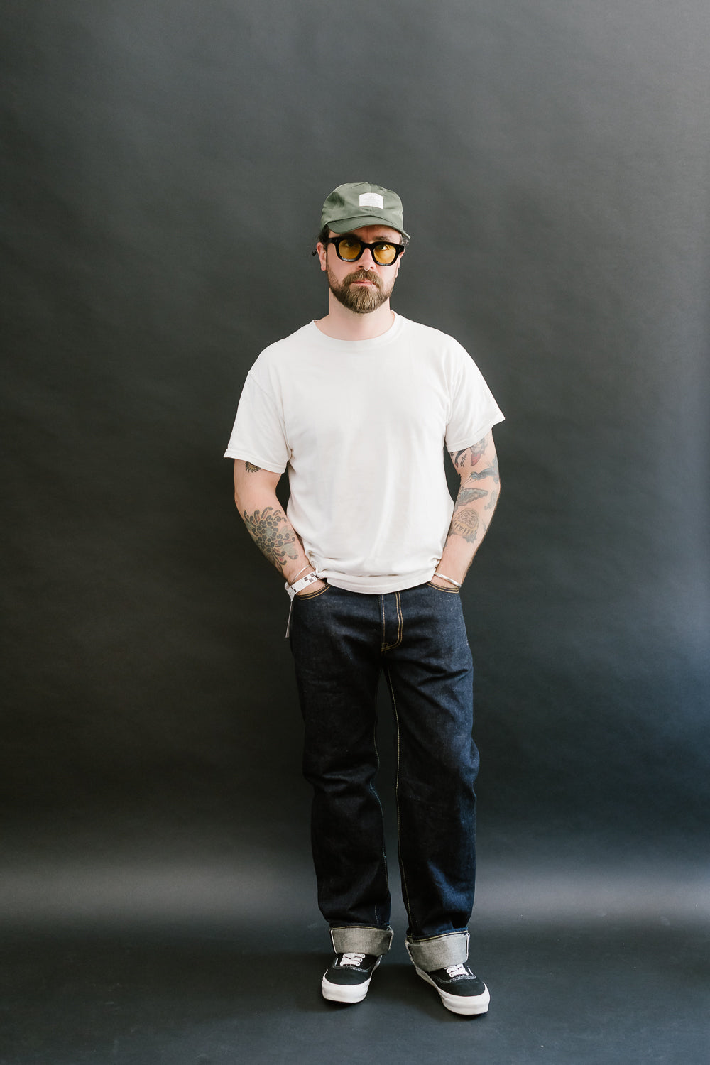 IH-634S-18 - 18oz Vintage Selvedge Denim Straight Cut Jeans - Indigo