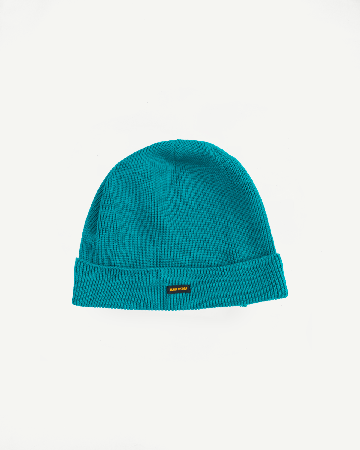 IHG-081-BLU - 100% Cotton Ribbed Beanie - Blue