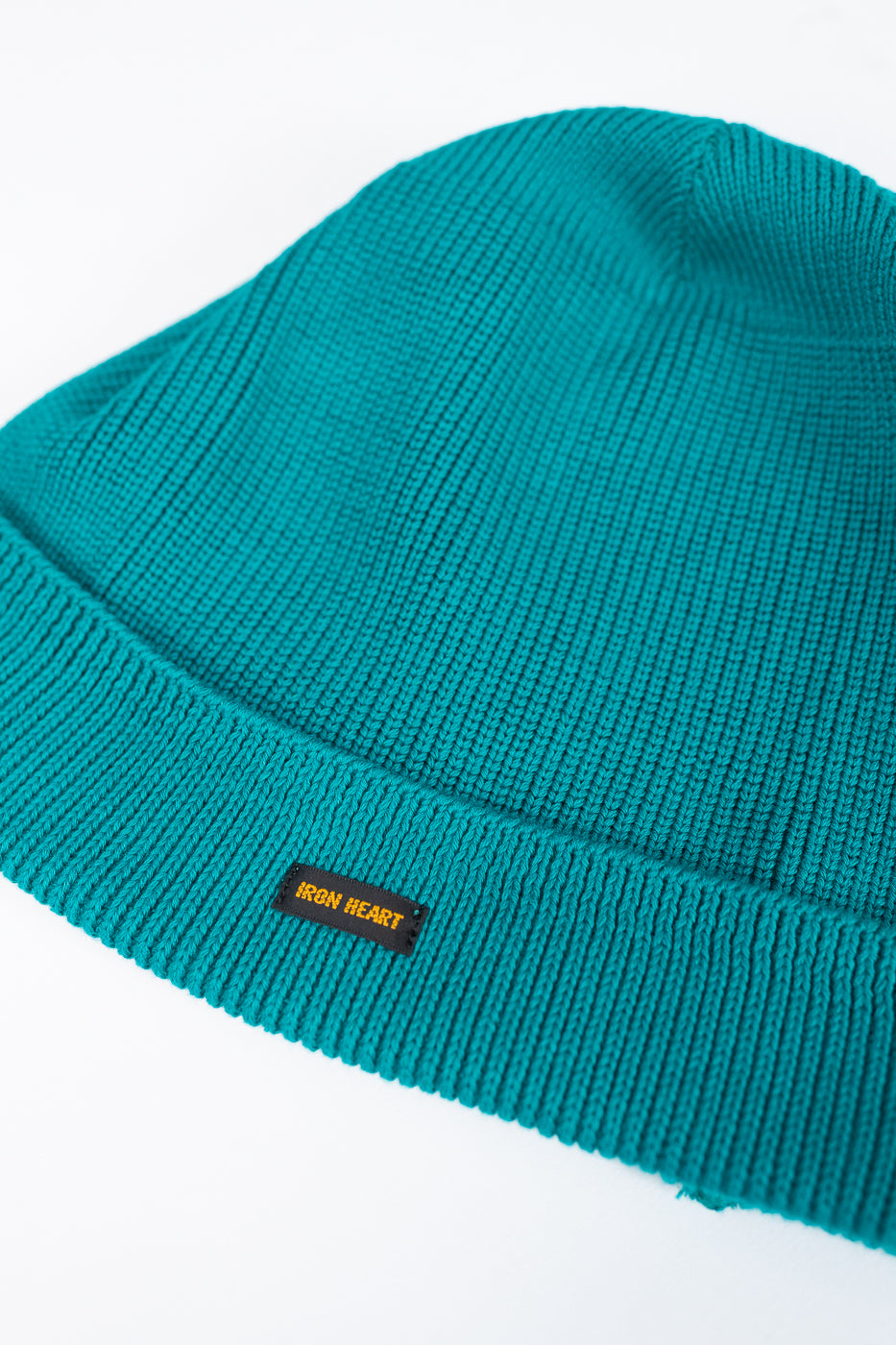 IHG-081-BLU - 100% Cotton Ribbed Beanie - Blue