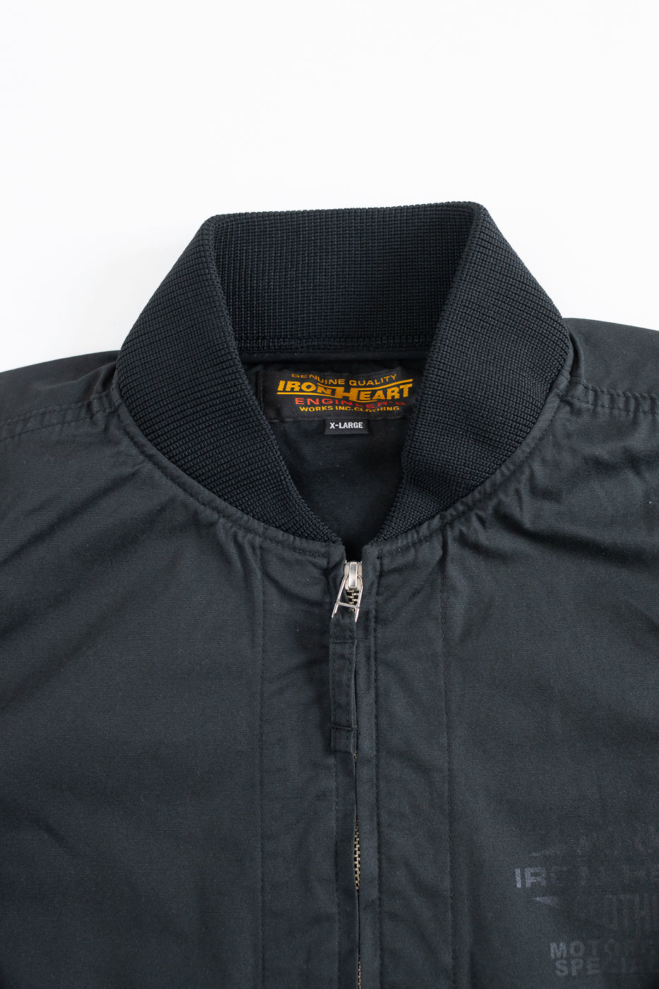 IHJ-145-BLK - 7oz Rubber Wax Coated Windbreaker - Black