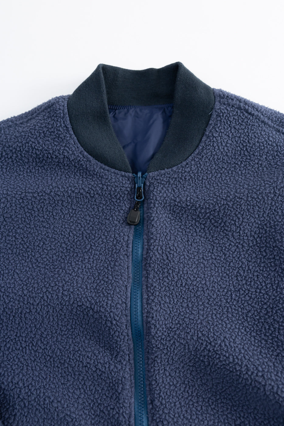 IHJ-157-NAV - Reversible Fleece Jacket - Navy Blue | Dant