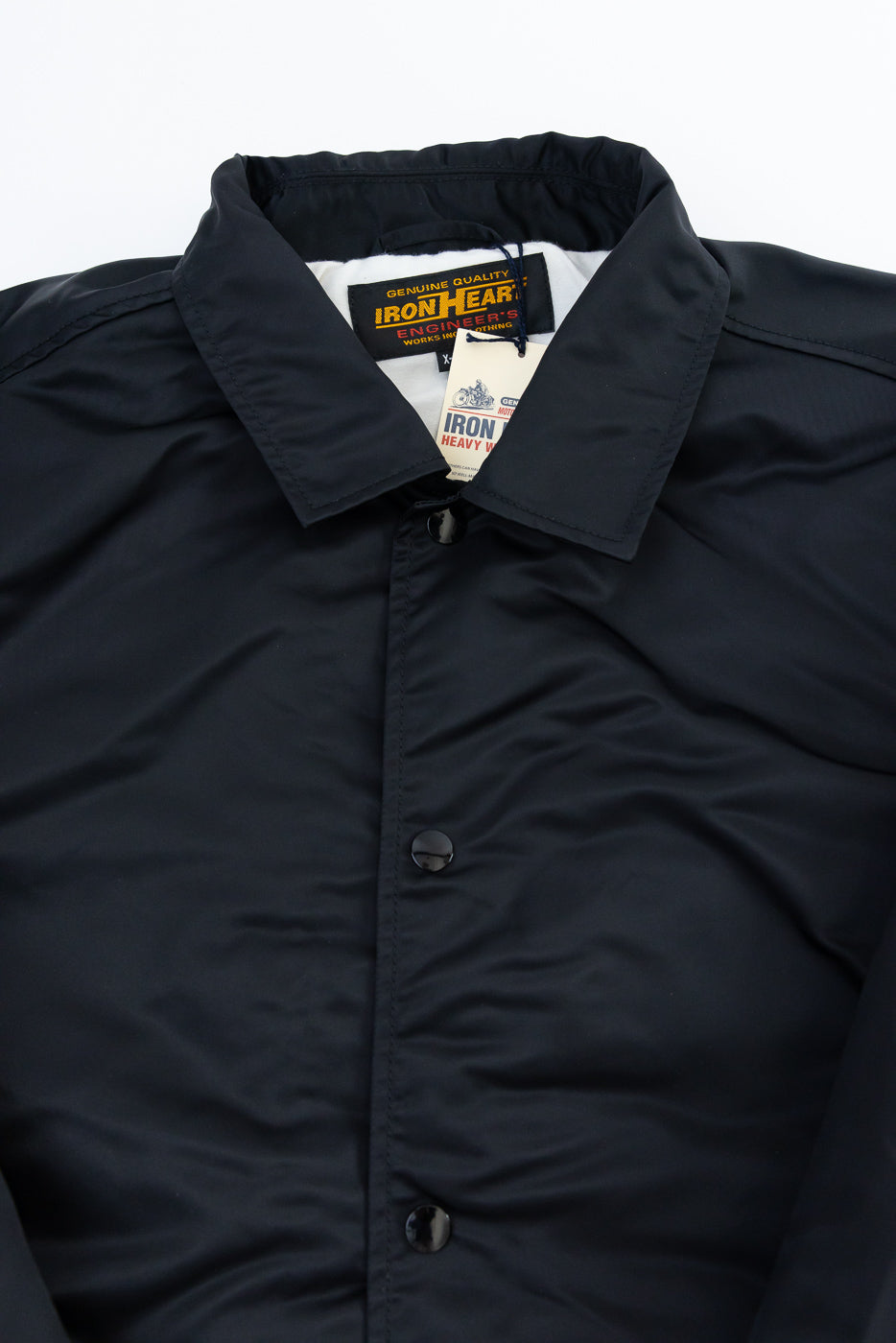 IHJ-160-BLK-NP - 4.8oz Nylon Coach Jacket - Black - No Patch | Dant
