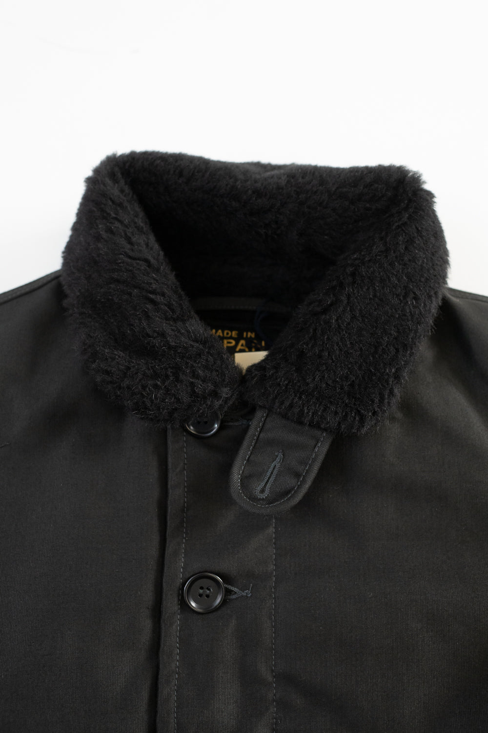 IHM-35-BLK - Whipcord N1 Deck Jacket - Black, Black