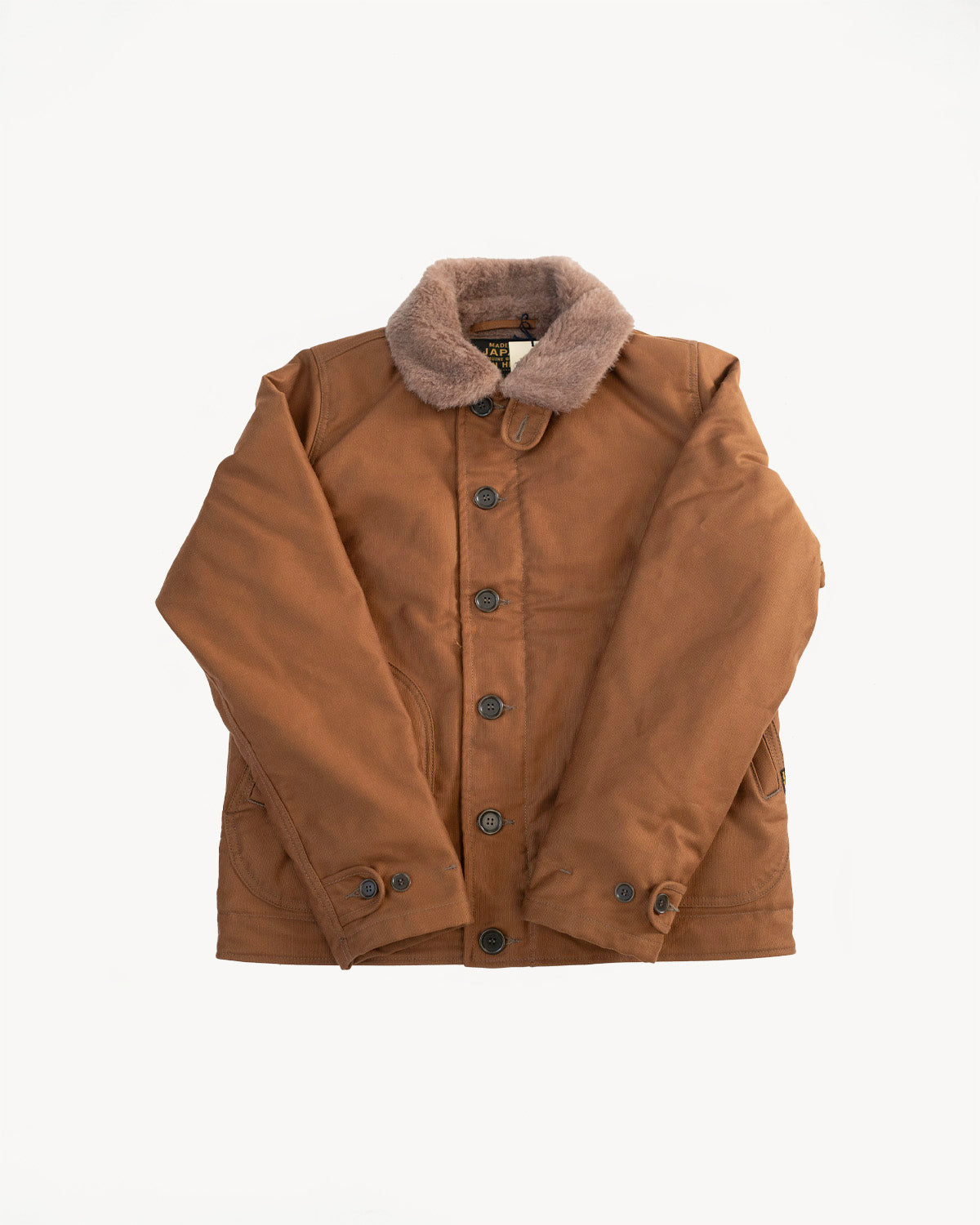 IHM-35-BRN - Whipcord N1 Deck Jacket - Brown
