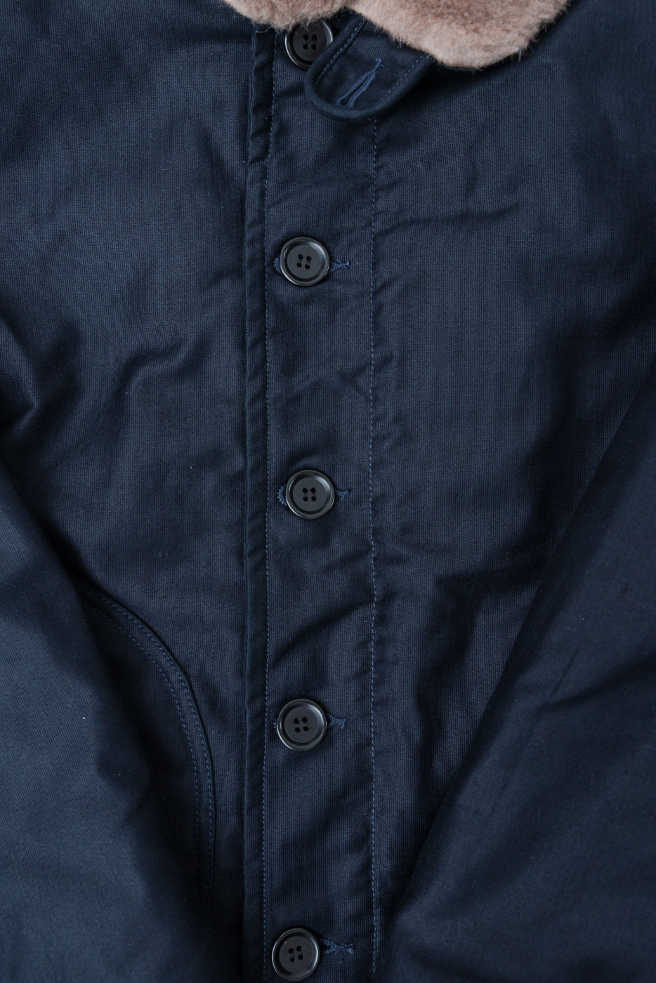 IHM-35-NAV Whipcord N1 Deck Jacket - Navy | Dant
