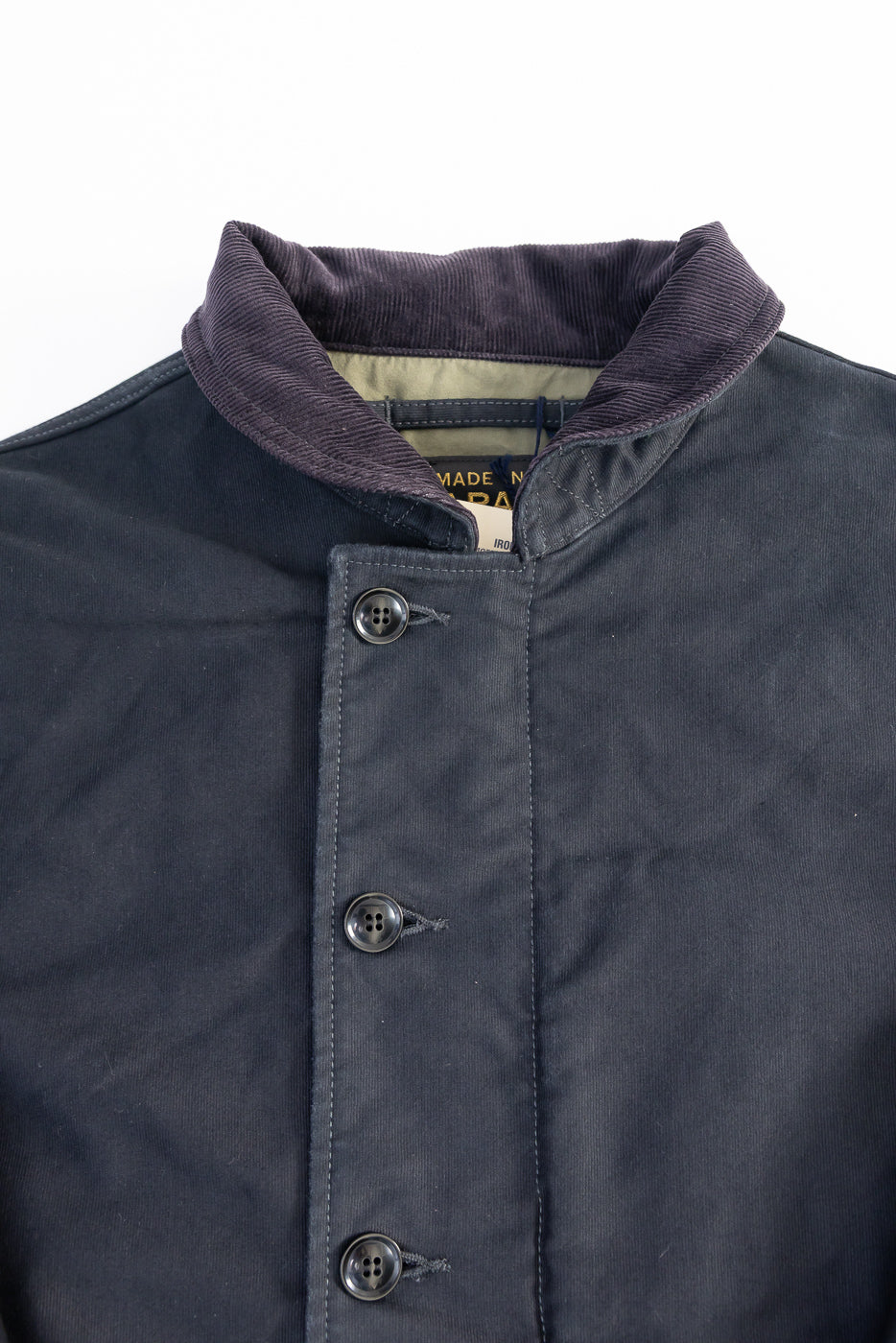 IHM-48-BLK - 12oz Whipcord Lightweight N1 Deck Jacket - Black | Dant