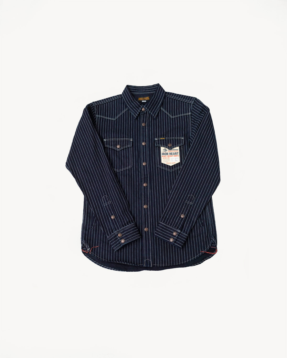 IHSH-227-IND - 12oz Wabash CPO Shirt - Indigo
