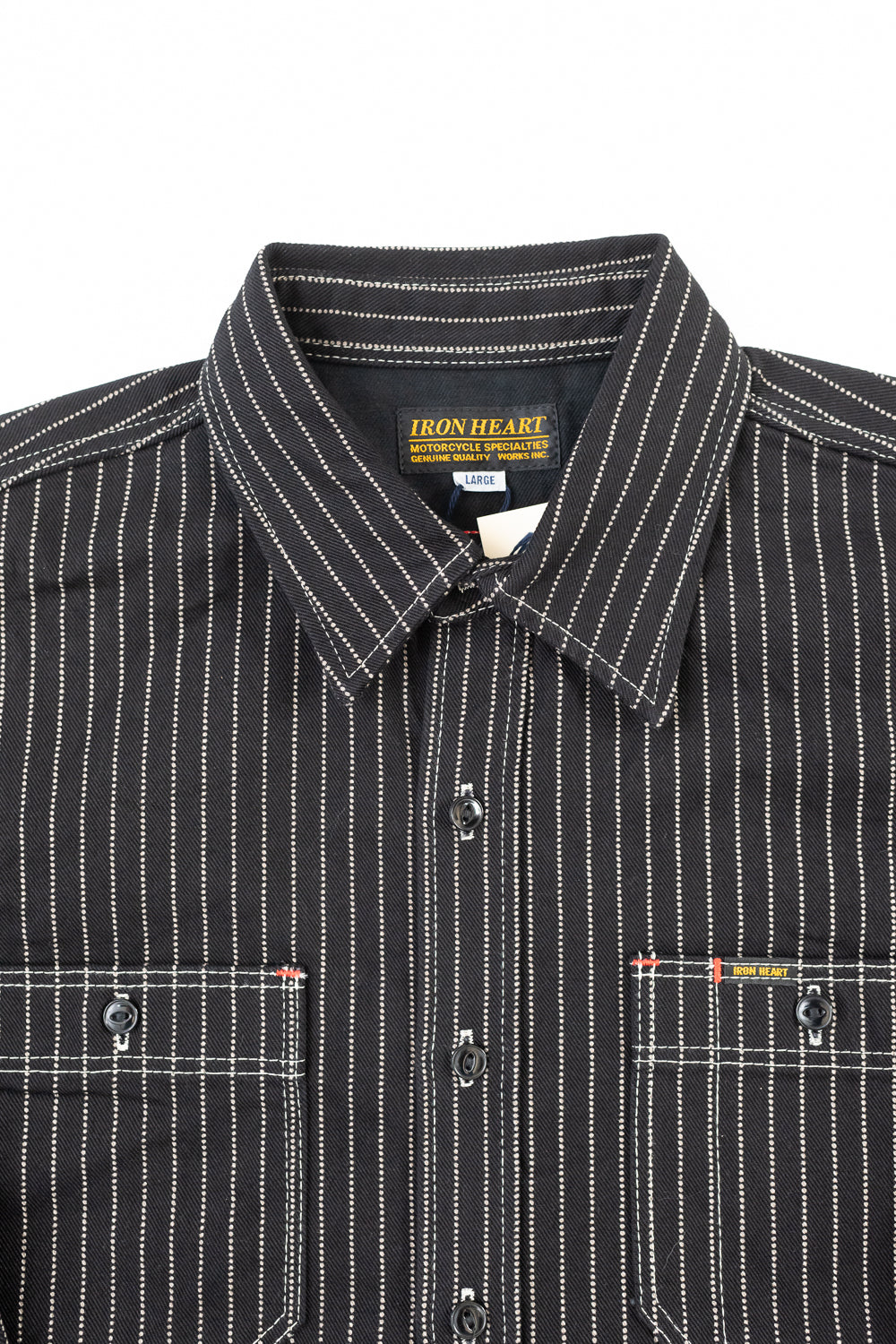 IHSH-266-BLK - 12oz Wabash Work Shirt - Black | Dant