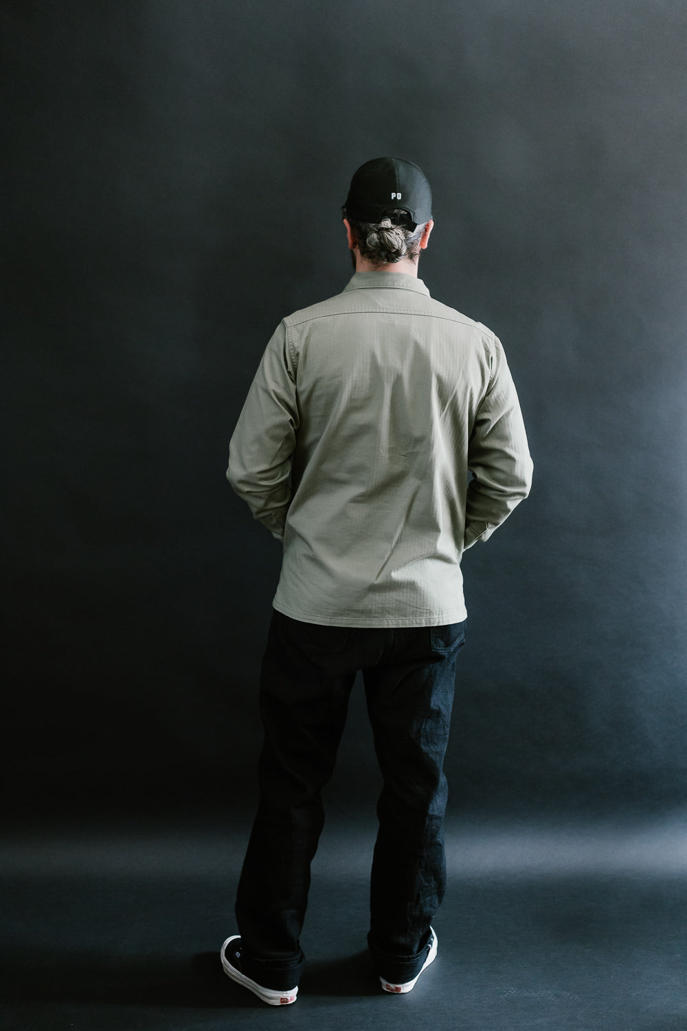 IHSH-385-ODG - 9oz Herringbone Military Shirt - Olive Drab Green