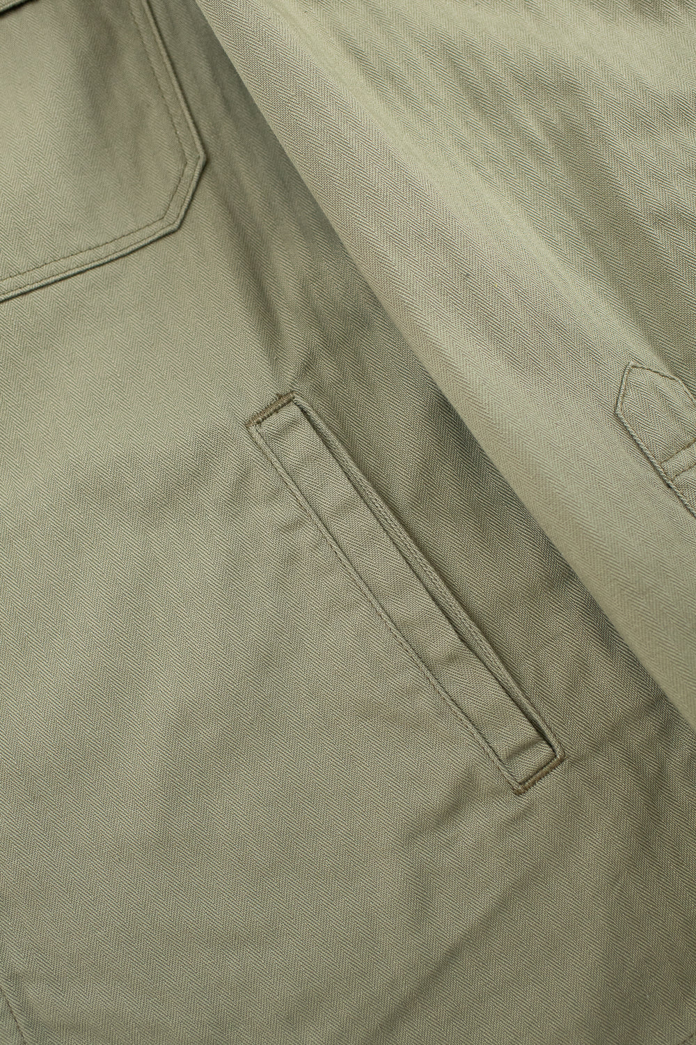 IHSH-385-ODG - 9oz Herringbone Military Shirt - Olive Drab Green