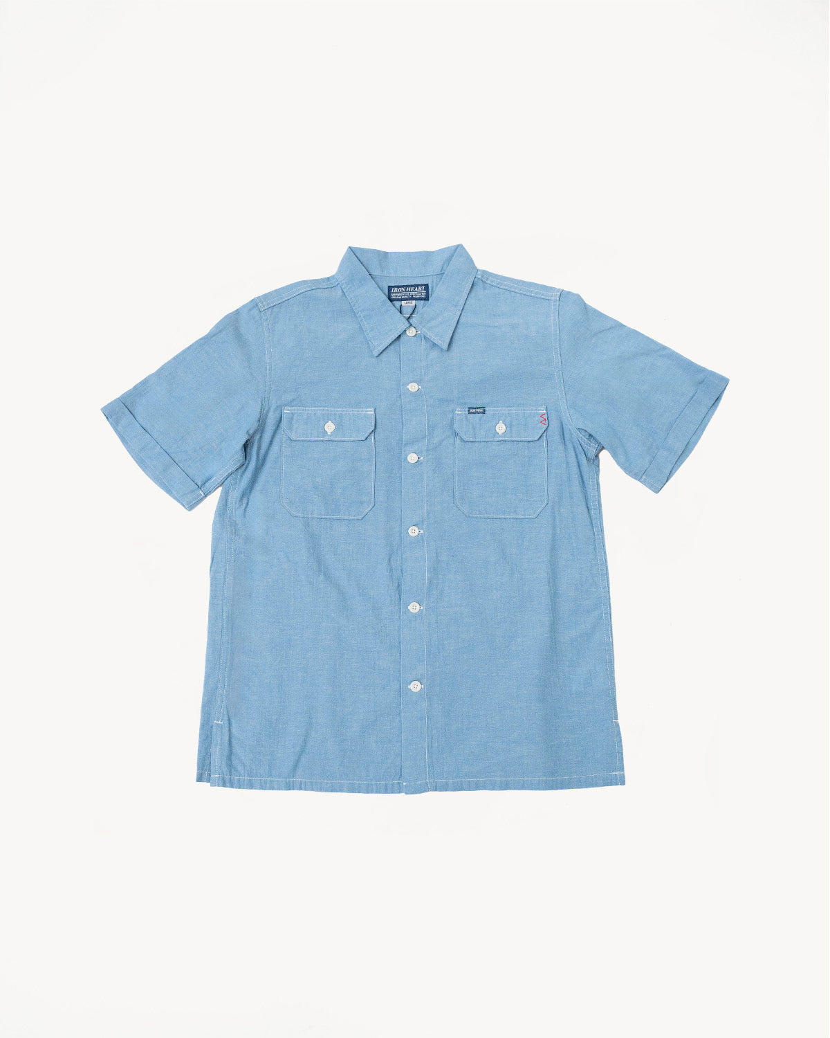 IHSH-388-BLU - 4oz Short Sleeve Summer Shirt - Blue