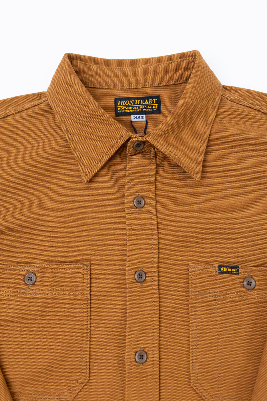IHSH-423-CAM - 13oz Oxford Cloth Work Overshirt - Camel | Dant