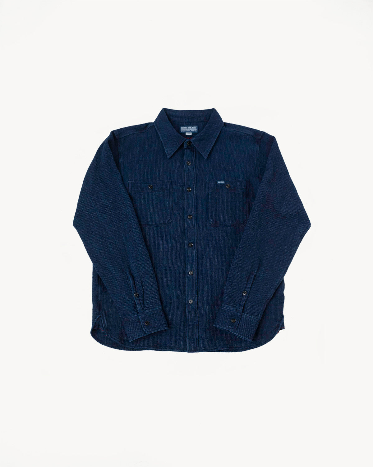 IHSH-96-IND - Waffle Work Shirt - Indigo