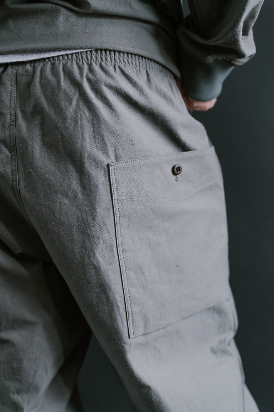 JM4507 - Back Nep Ump Pants - 330 True Gray