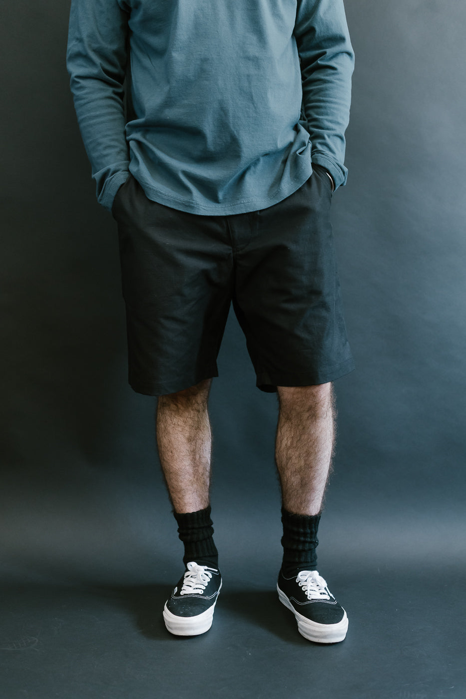 JM454 - Back Nep Ump Shorts - 07 Black