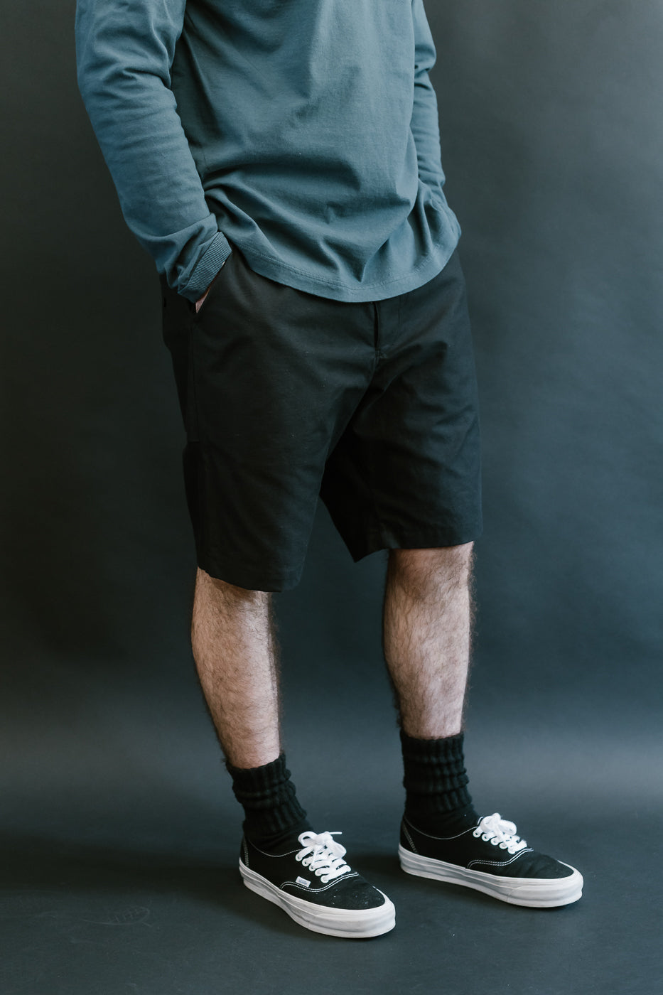 JM454 - Back Nep Ump Shorts - 07 Black