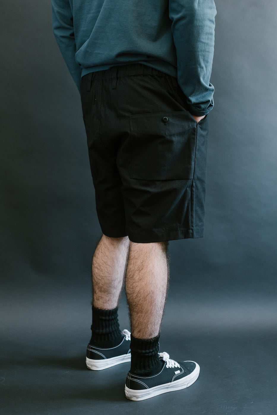 JM454 - Back Nep Ump Shorts - 07 Black