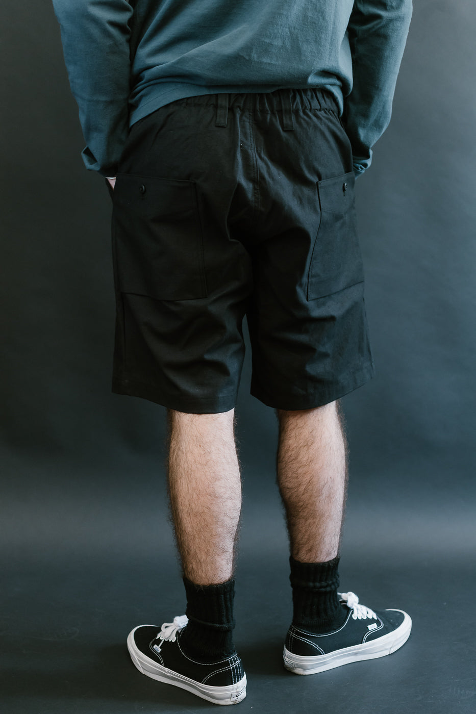 JM454 - Back Nep Ump Shorts - 07 Black