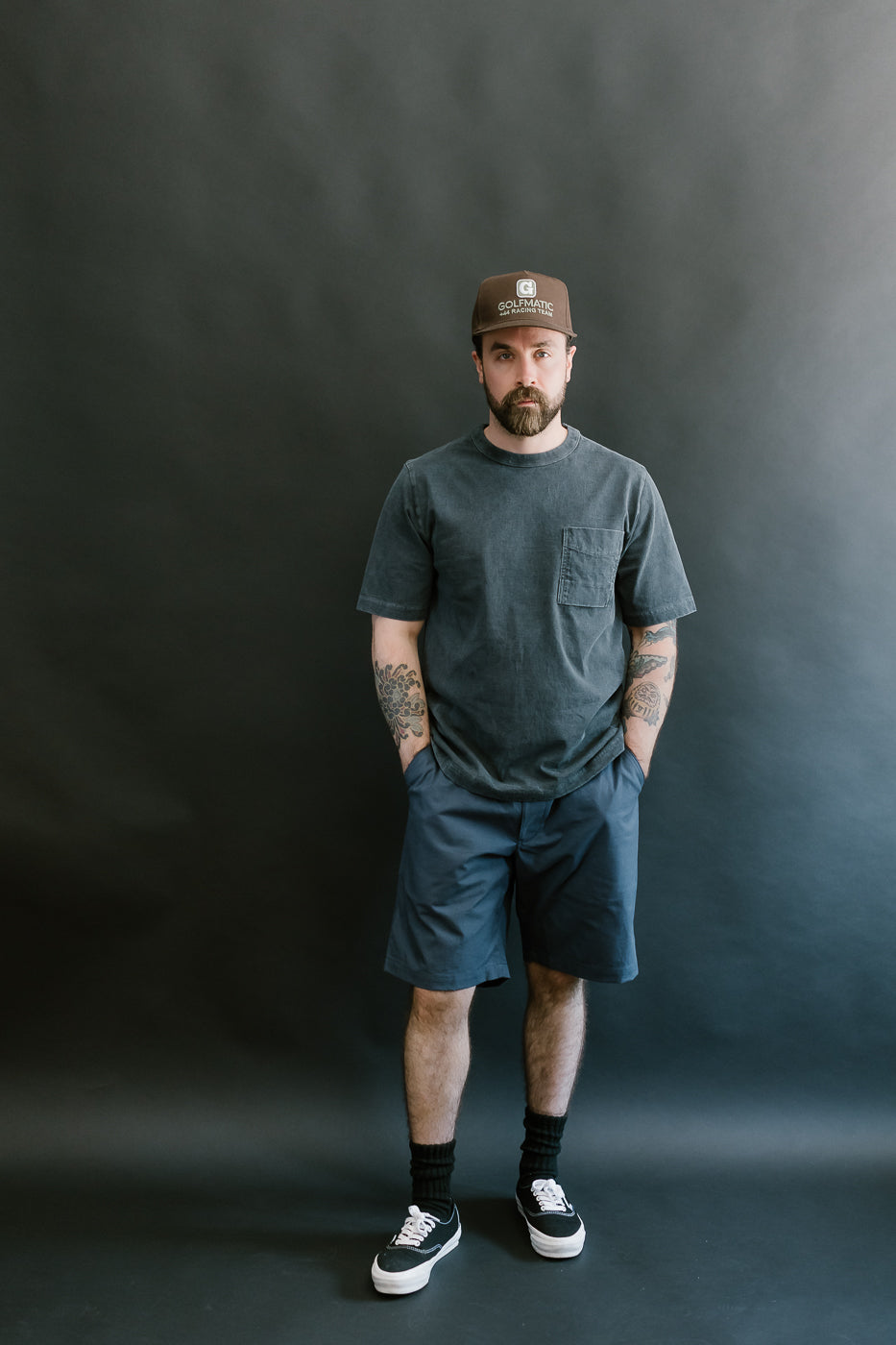 JM454 - Back Nep Ump Shorts - 101 Classic Navy