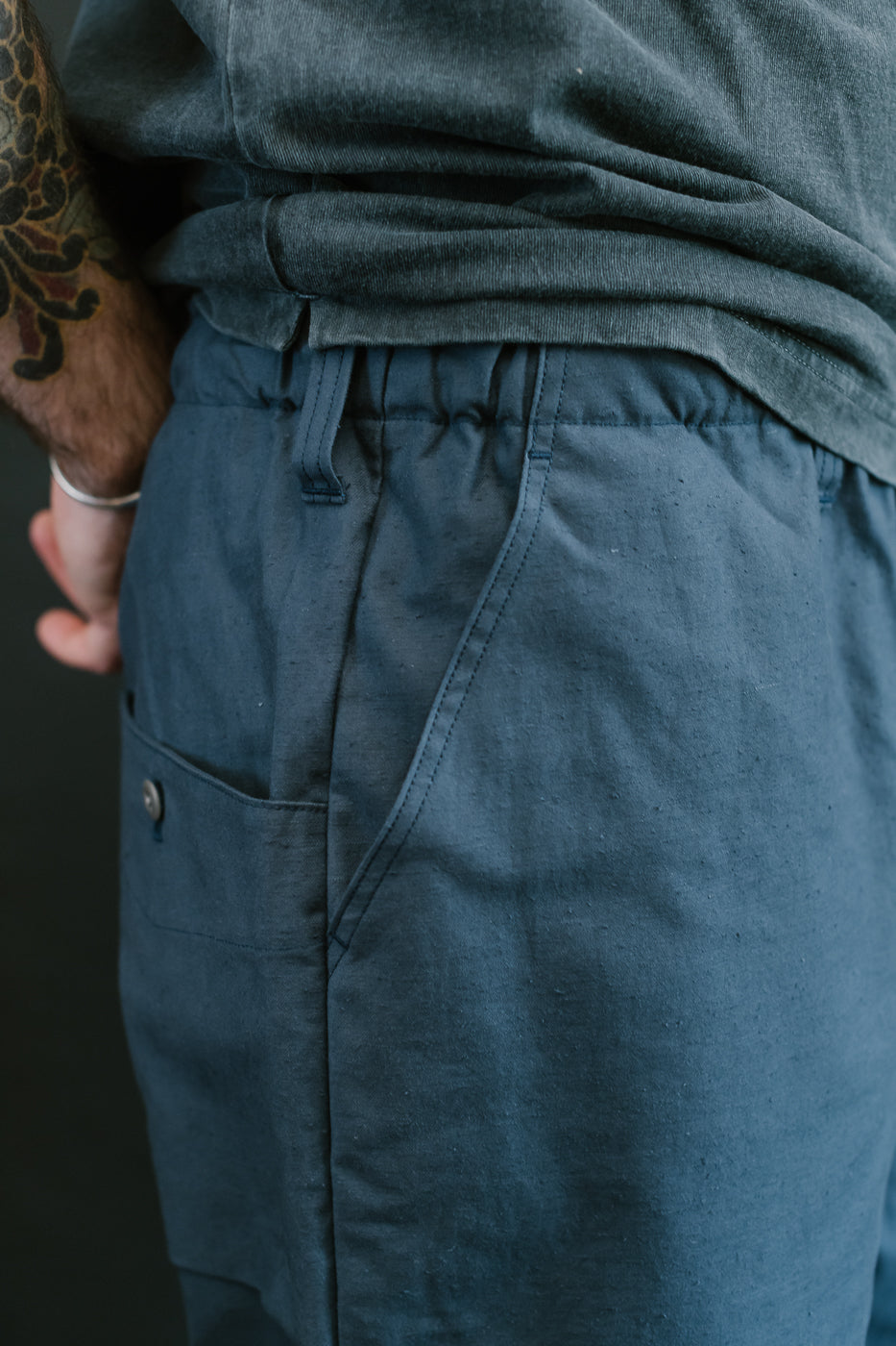 JM454 - Back Nep Ump Shorts - 101 Classic Navy