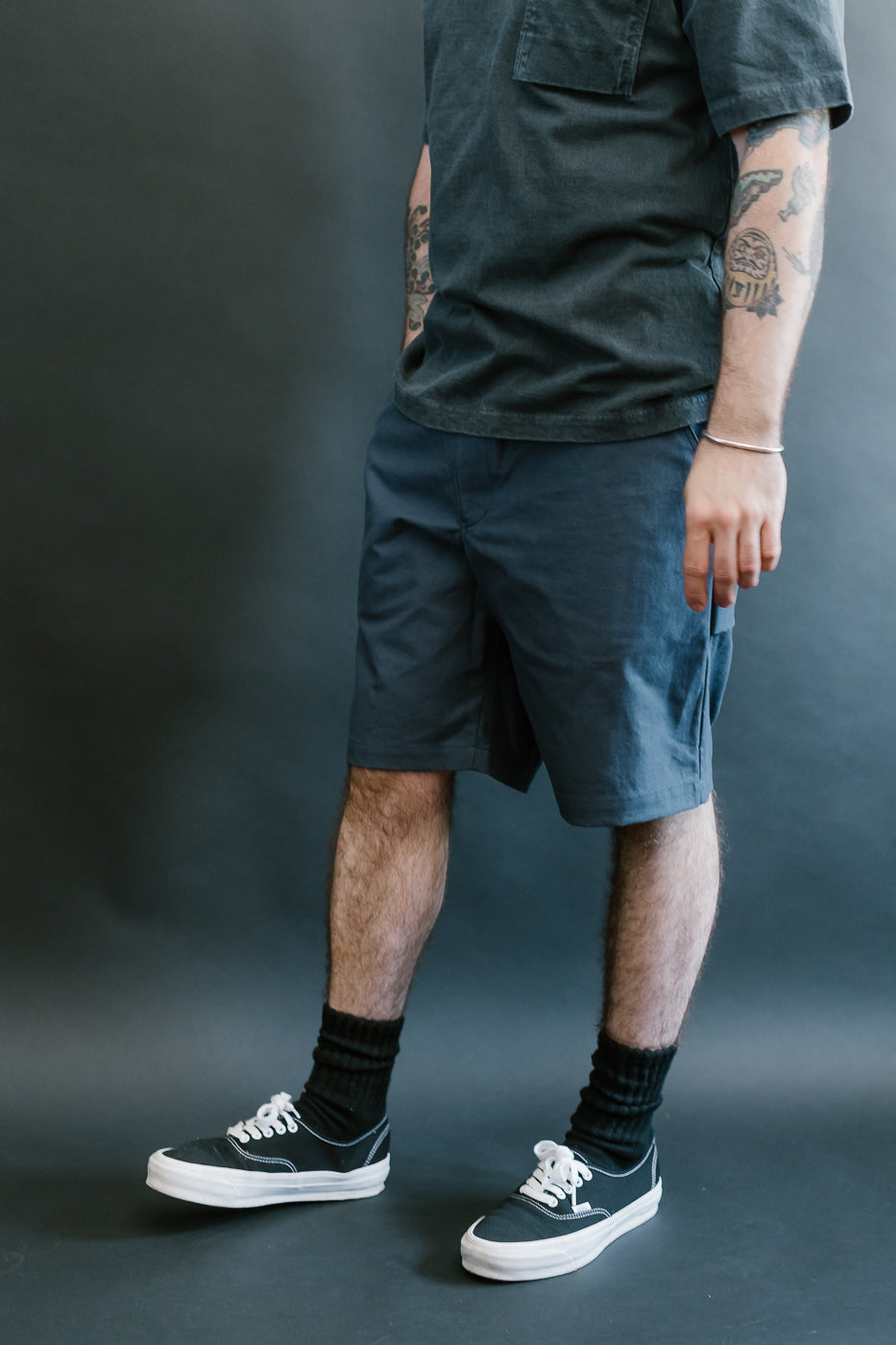 JM454 - Back Nep Ump Shorts - 101 Classic Navy