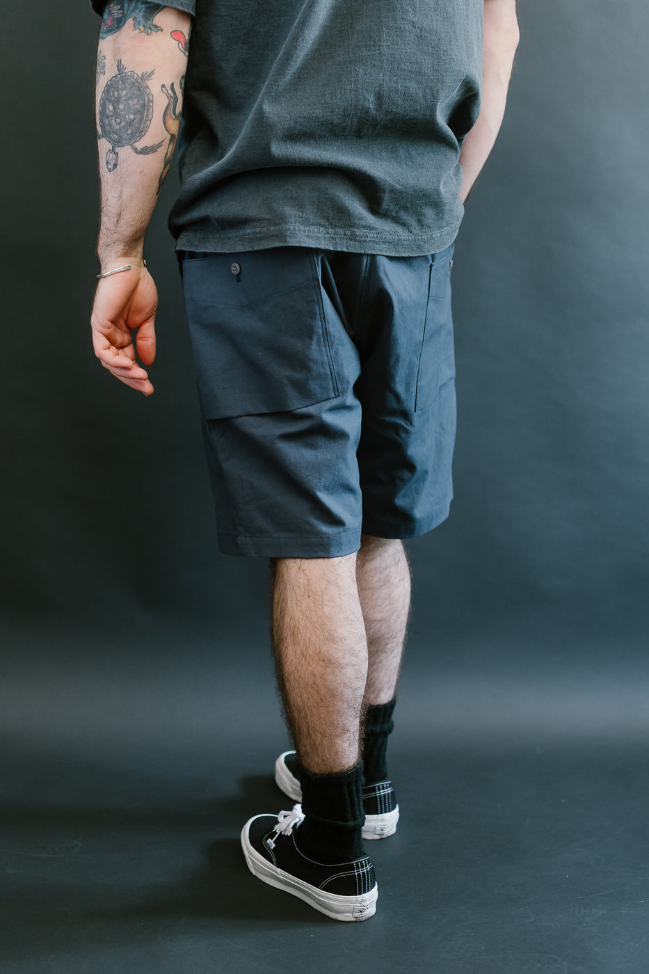 JM454 - Back Nep Ump Shorts - 101 Classic Navy