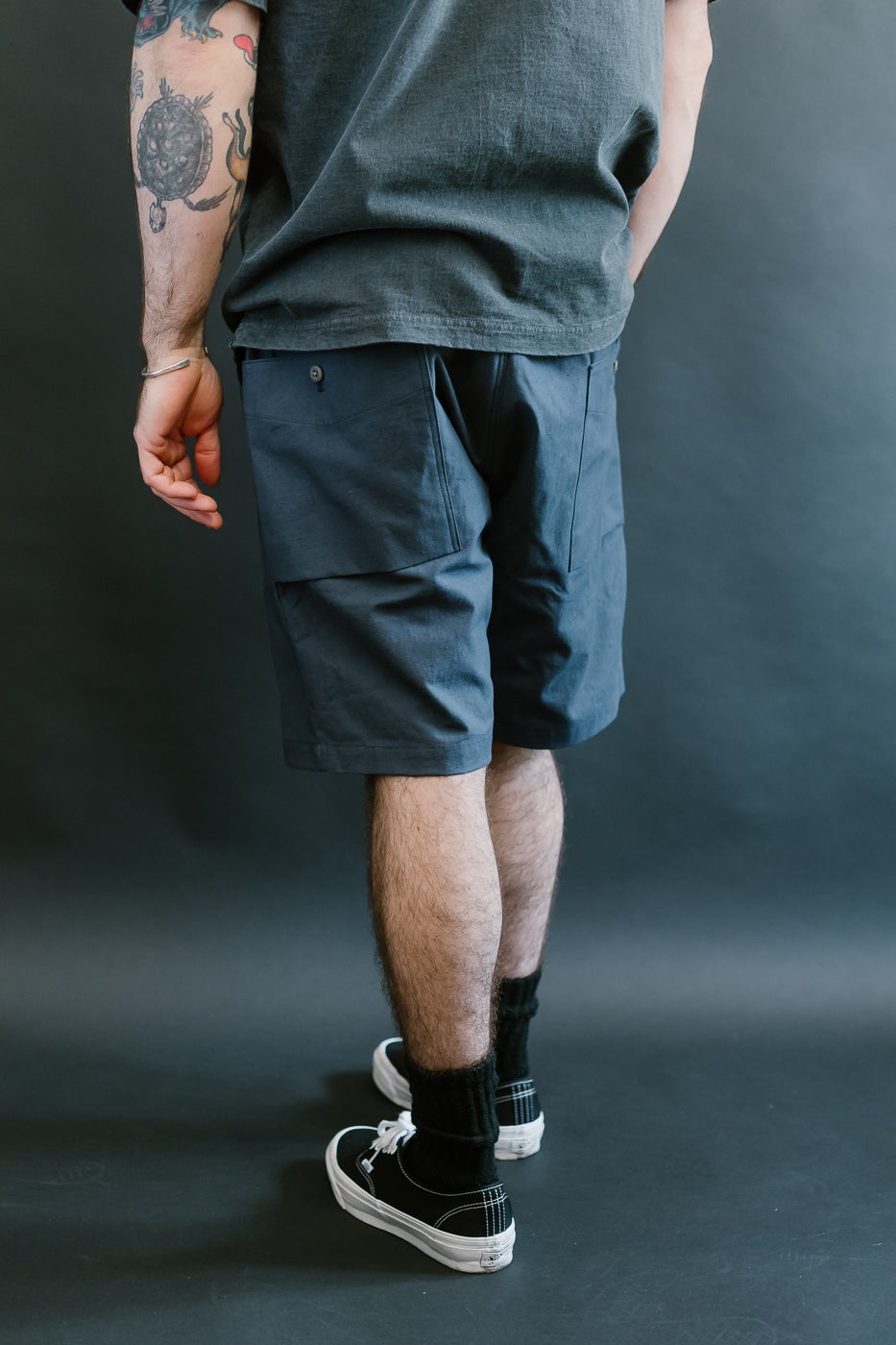 JM454 - Back Nep Ump Shorts - 101 Classic Navy