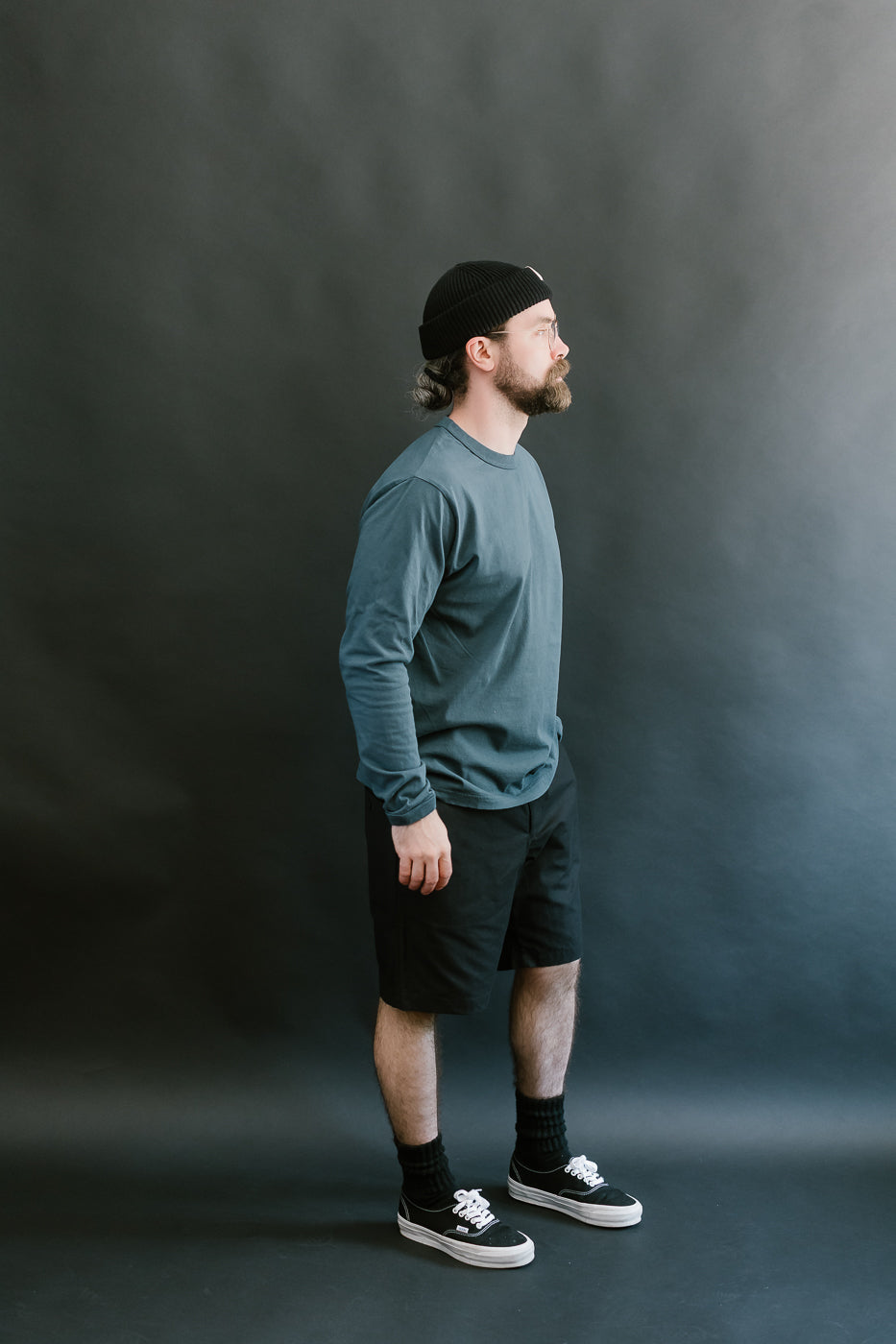 JM5530 - Lead-Off LS T-Shirt - 305 Night Bench
