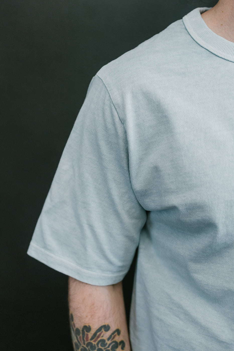 JM5533PD - Pigment-Dye Lead-Off T-Shirt - 373 Fade Saxe