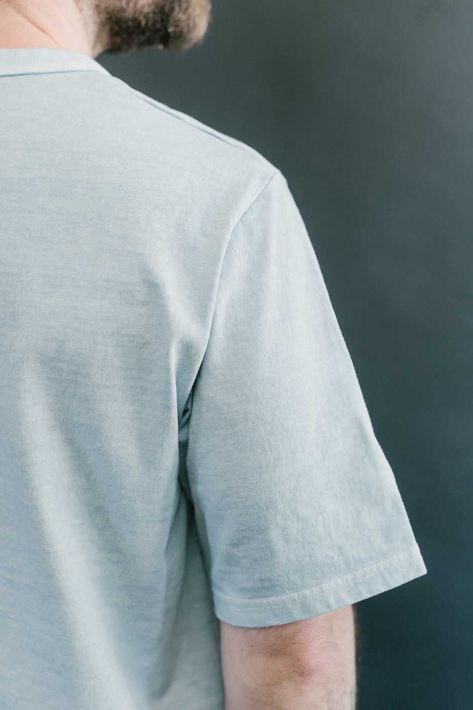 JM5533PD - Pigment-Dye Lead-Off T-Shirt - 373 Fade Saxe