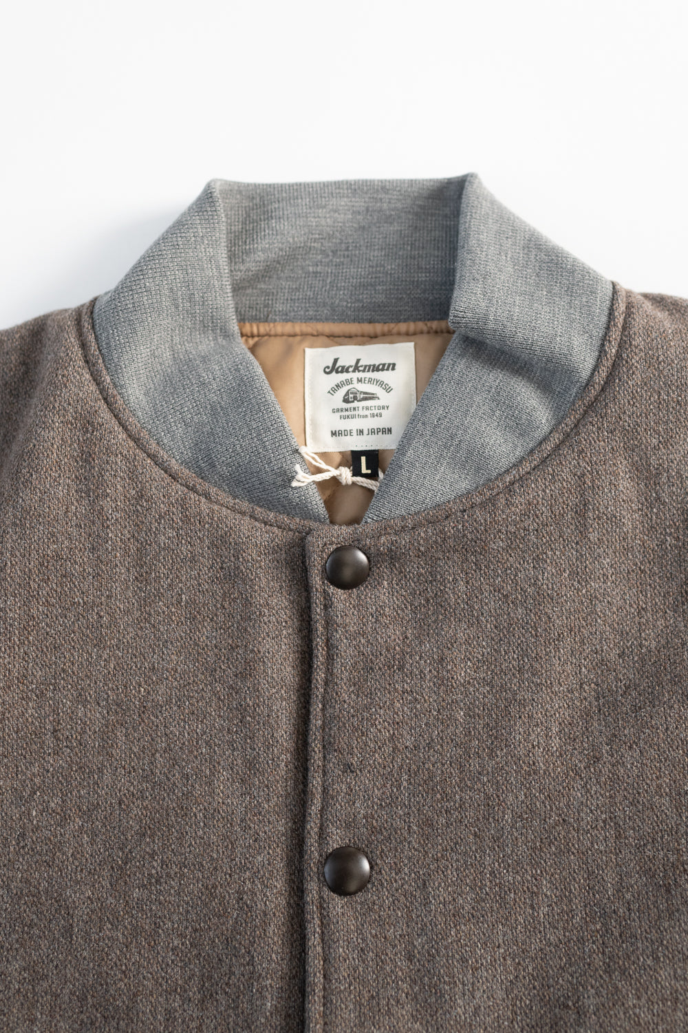 Melton Award Jacket - 38 Sepia
