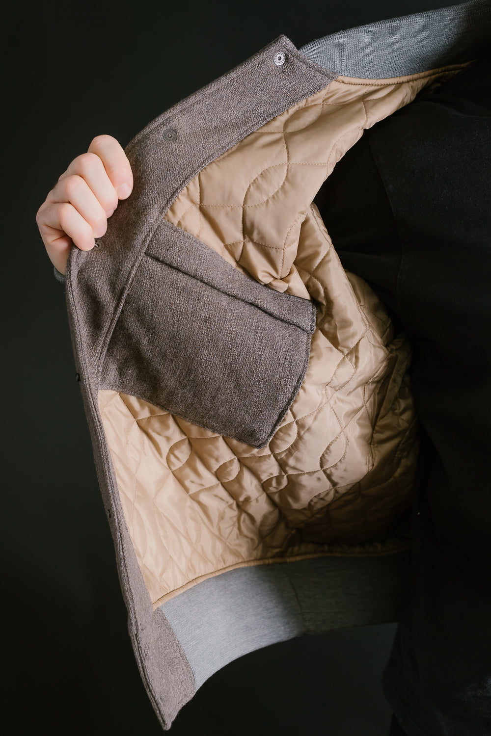 Melton Award Jacket - 38 Sepia