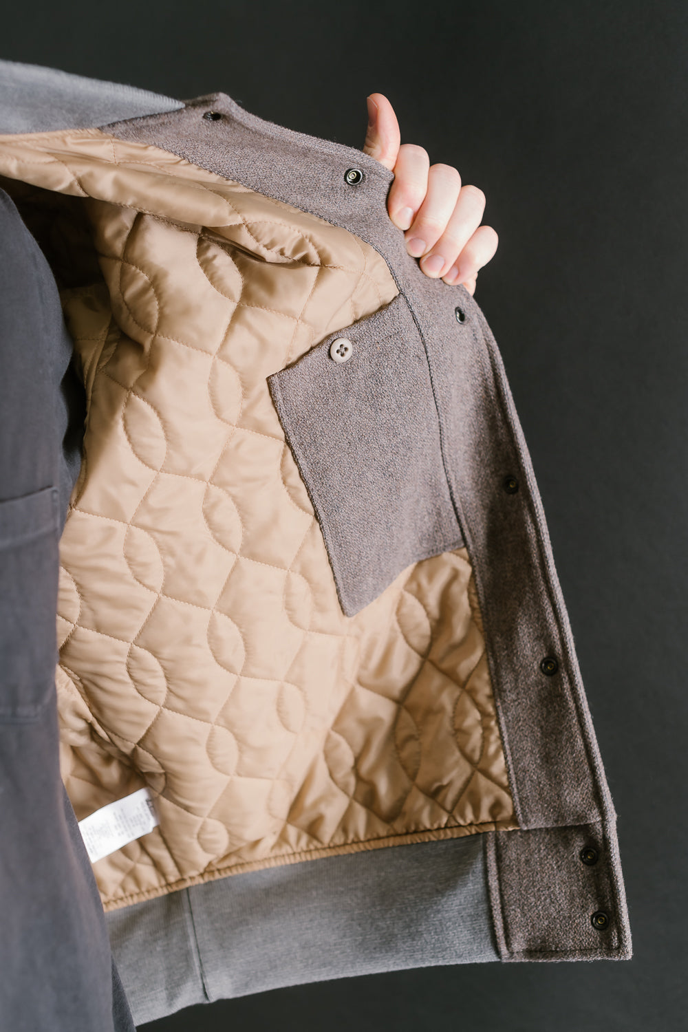 Melton Award Jacket - 38 Sepia