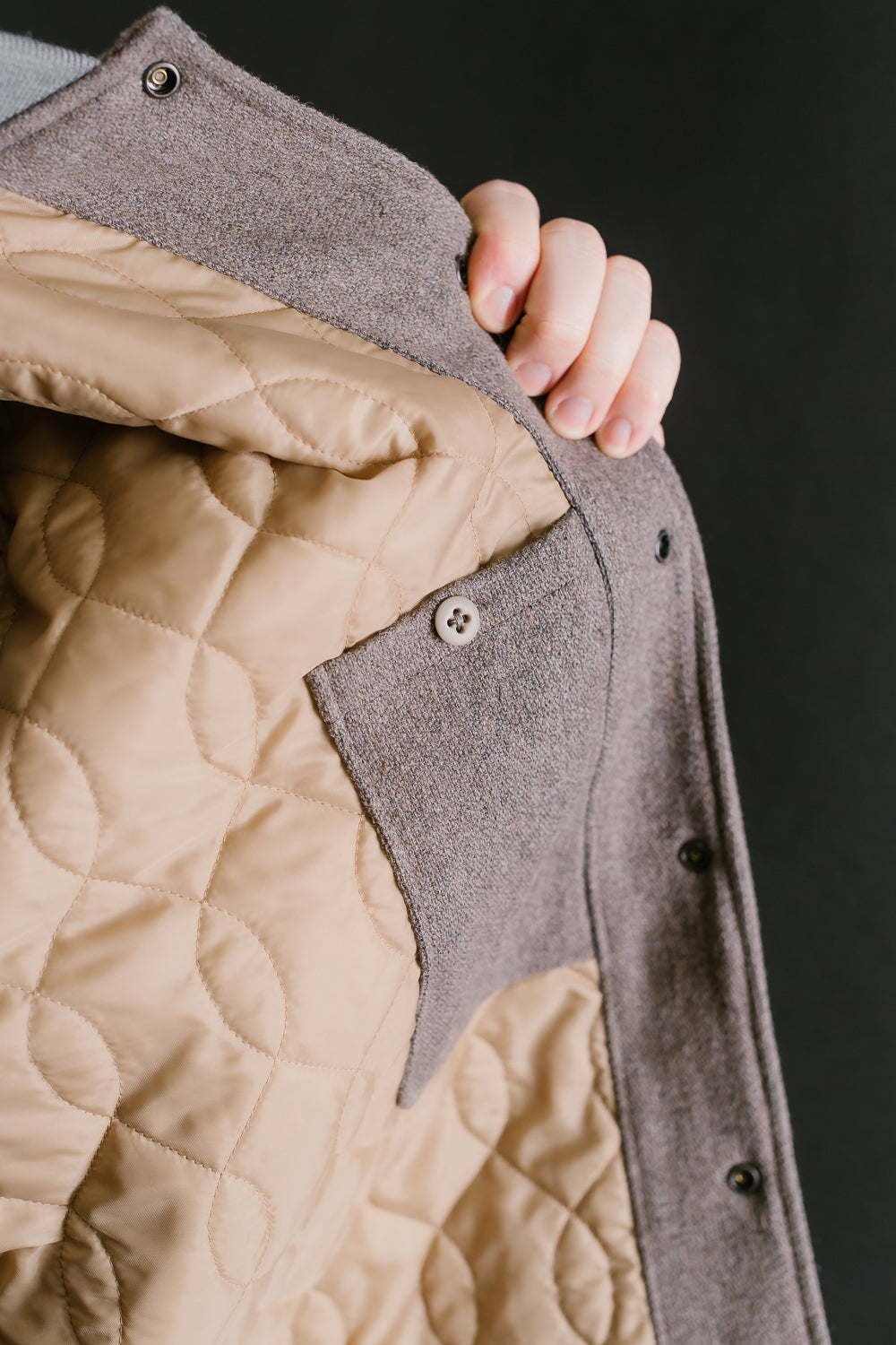 Melton Award Jacket - 38 Sepia