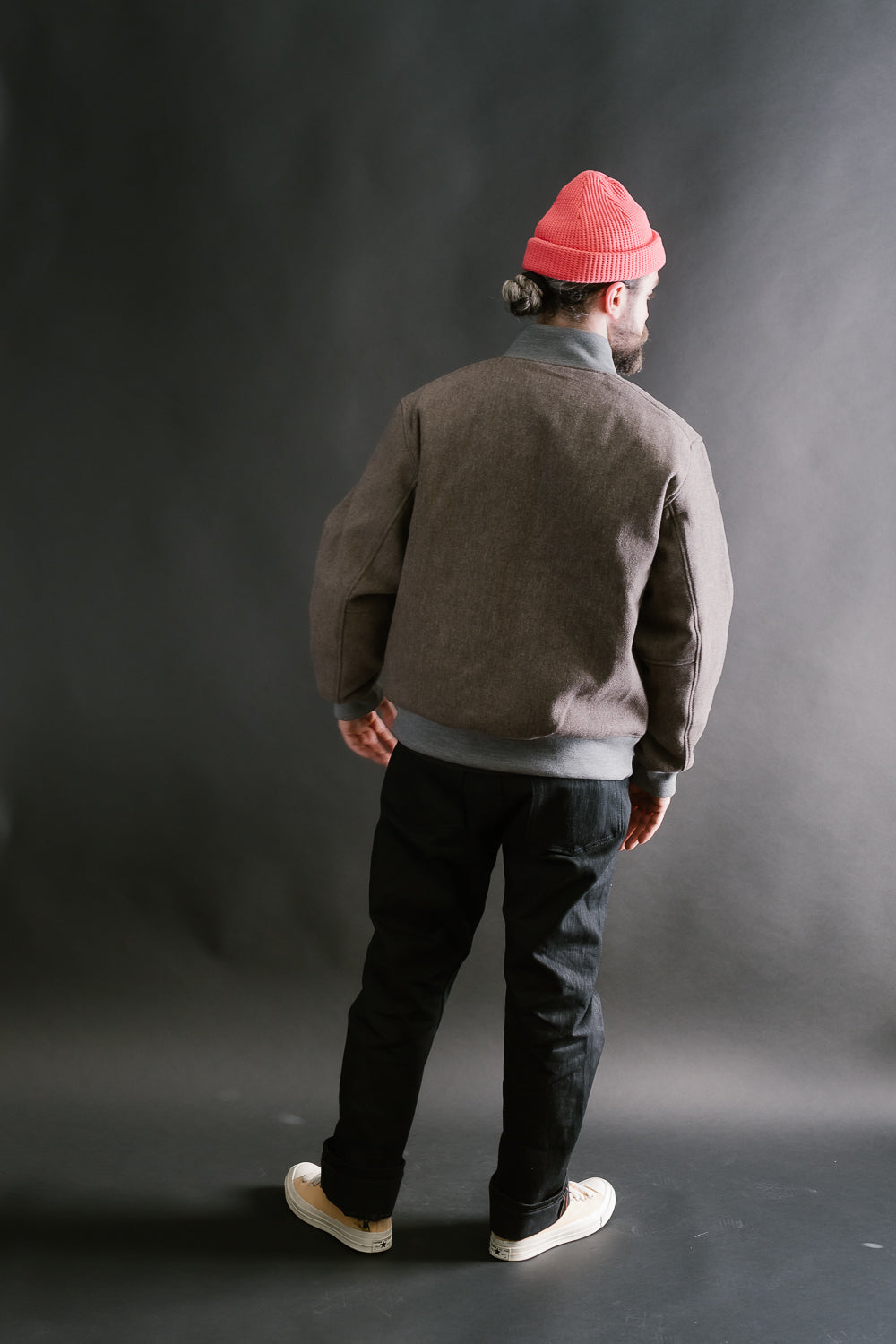 Melton Award Jacket - 38 Sepia