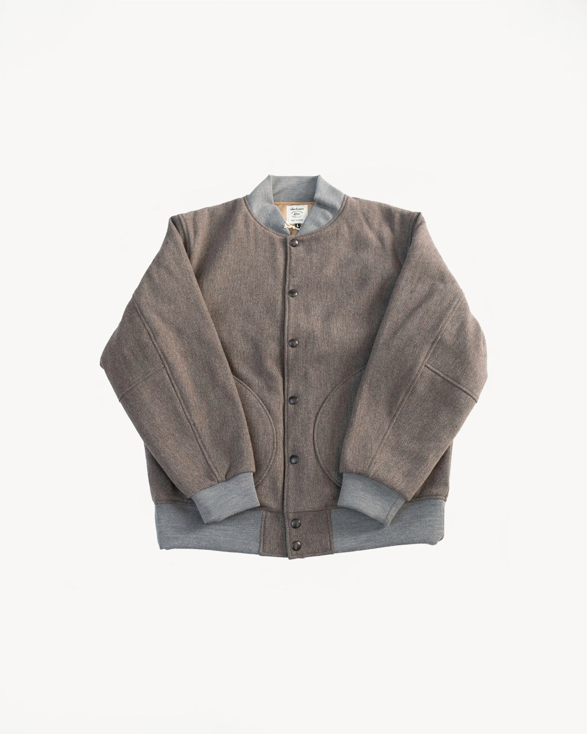 Melton Award Jacket - 38 Sepia