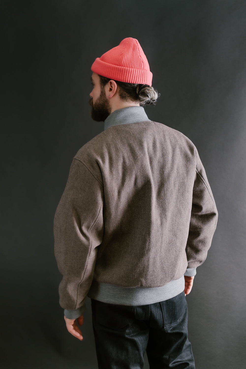 Melton Award Jacket - 38 Sepia