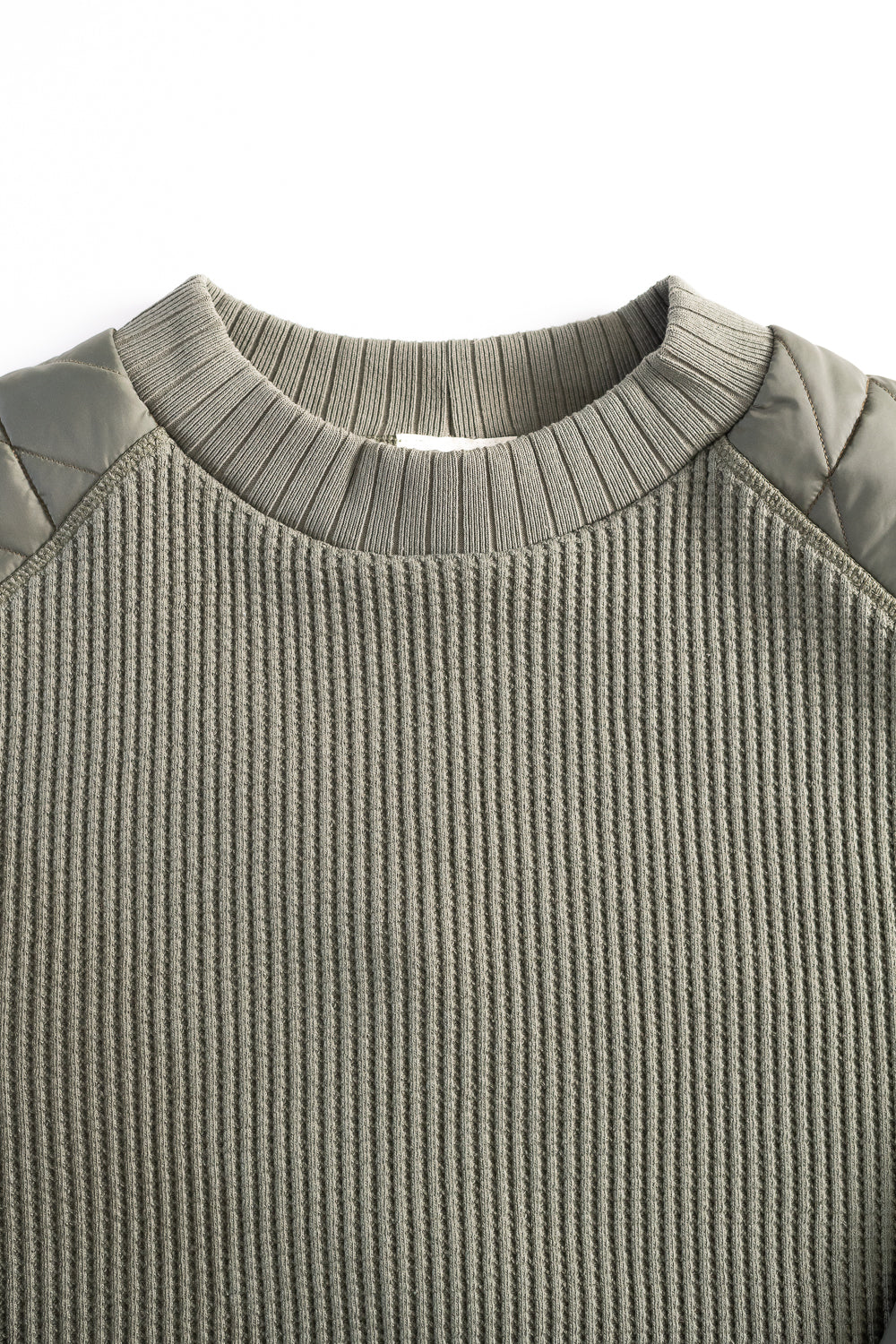 Waffle Armored Mid-Neck - 20 Olive Green