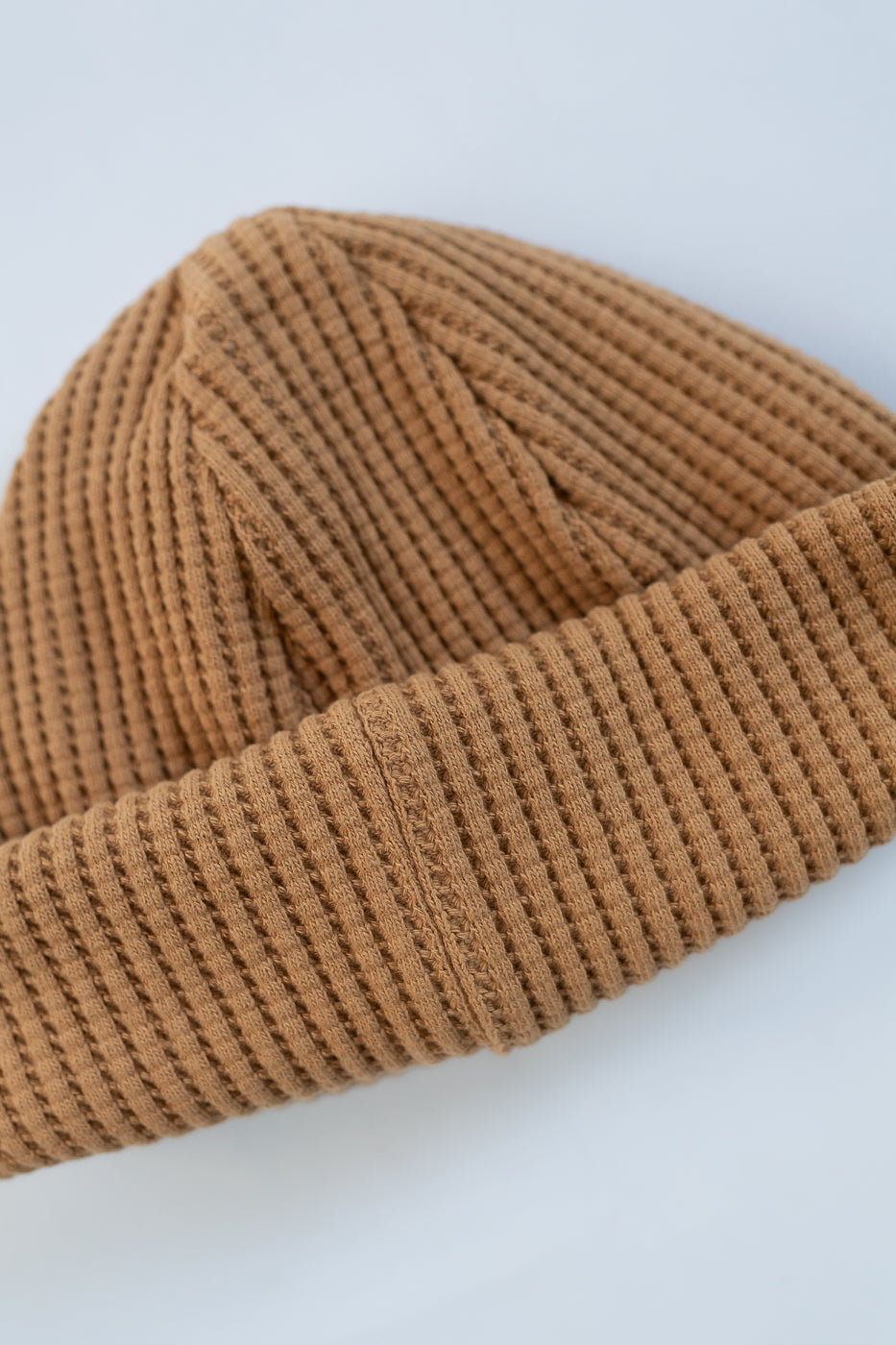 Waffle Knit Cap - 216 Yellow Ocher