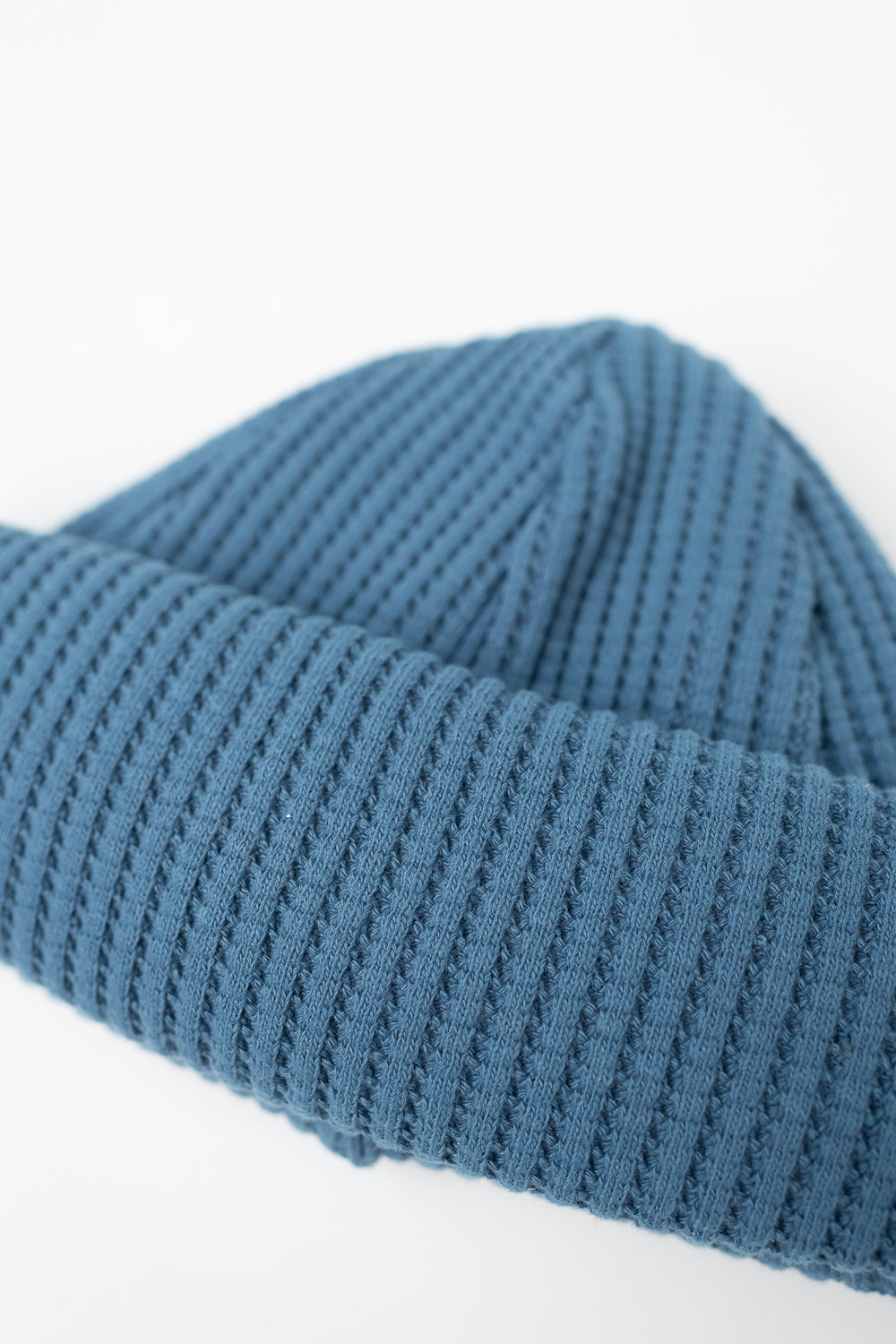 Waffle Knit Cap - 303 Smoky Blue