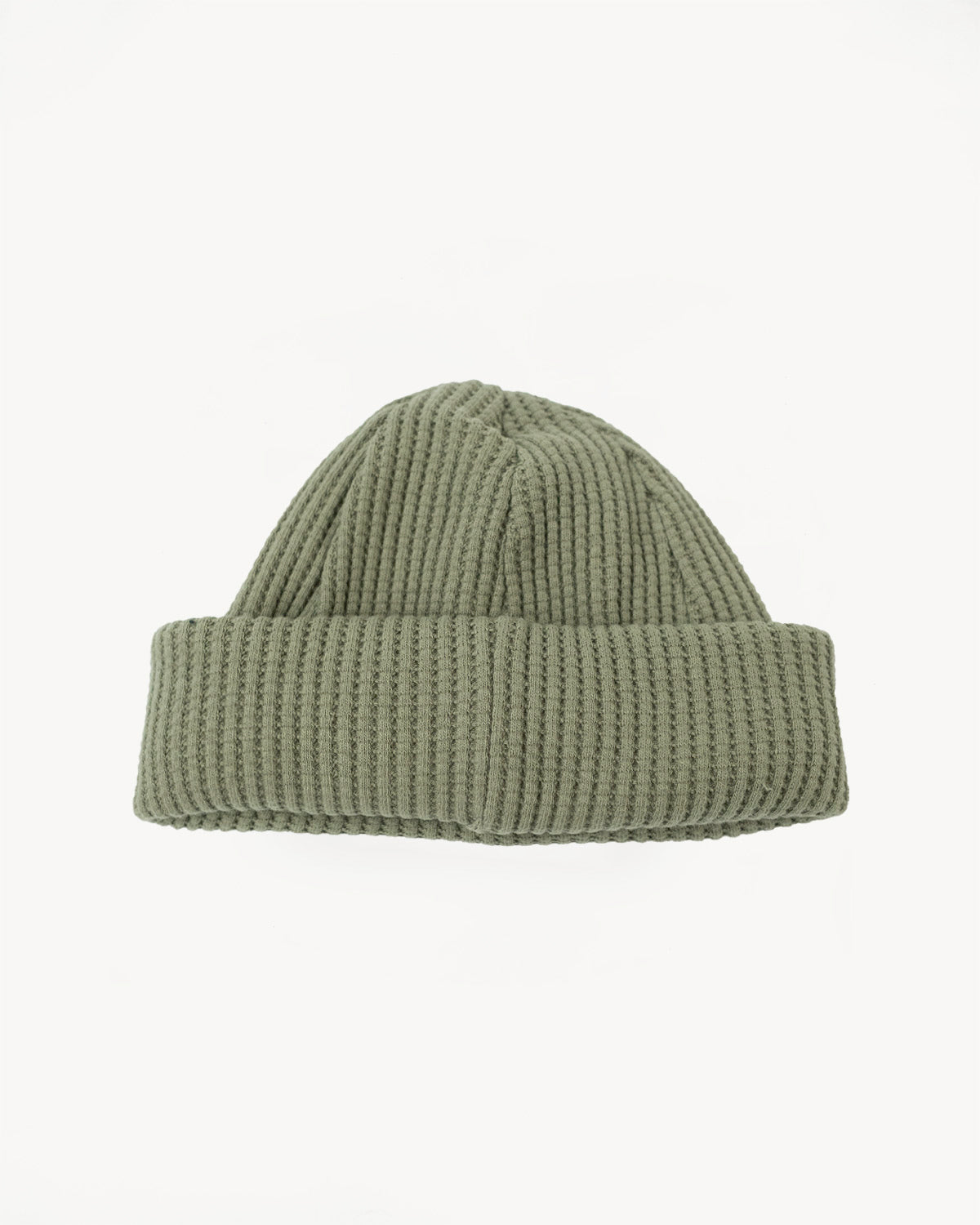 Waffle Knit Cap - 320 Olive
