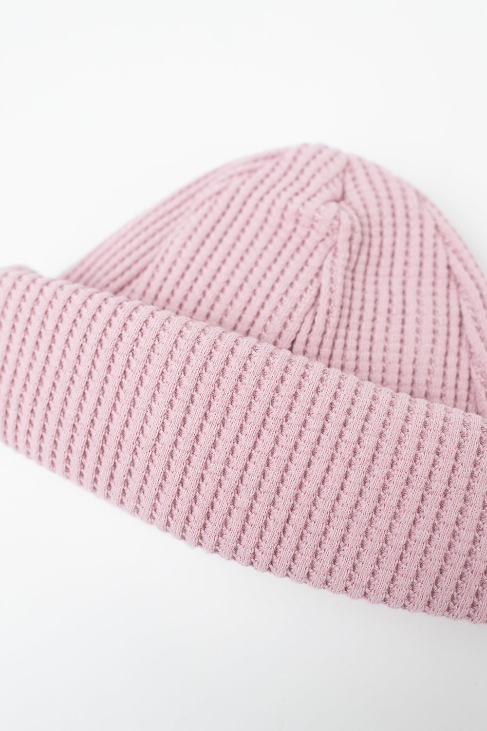 Waffle Knit Cap - 326 Smoky Pink