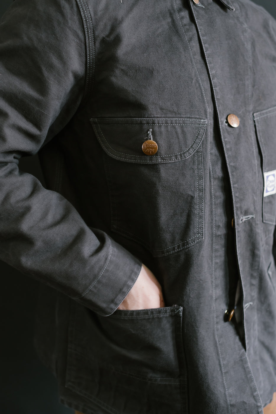 Lot JG-03 - Neverlost Jacket Duck Canvas - Black