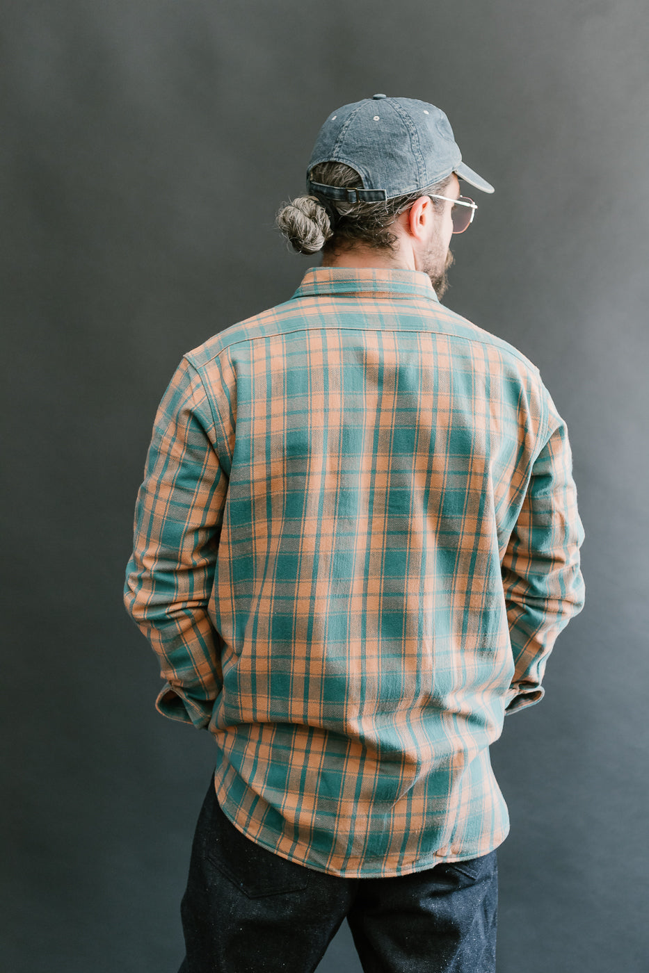 Lot JG-06-2 - The Ancient Flannel (rounded pockets) - Salmon