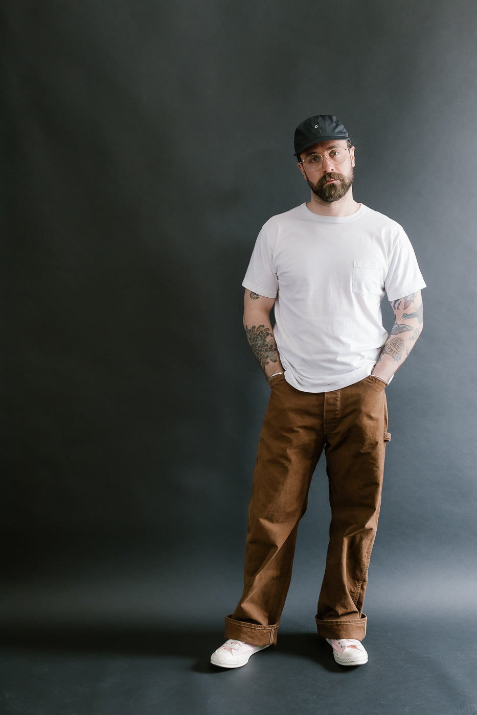 Lot JG-12 - Late 30s Ironworkers Trousers Duck - Brown