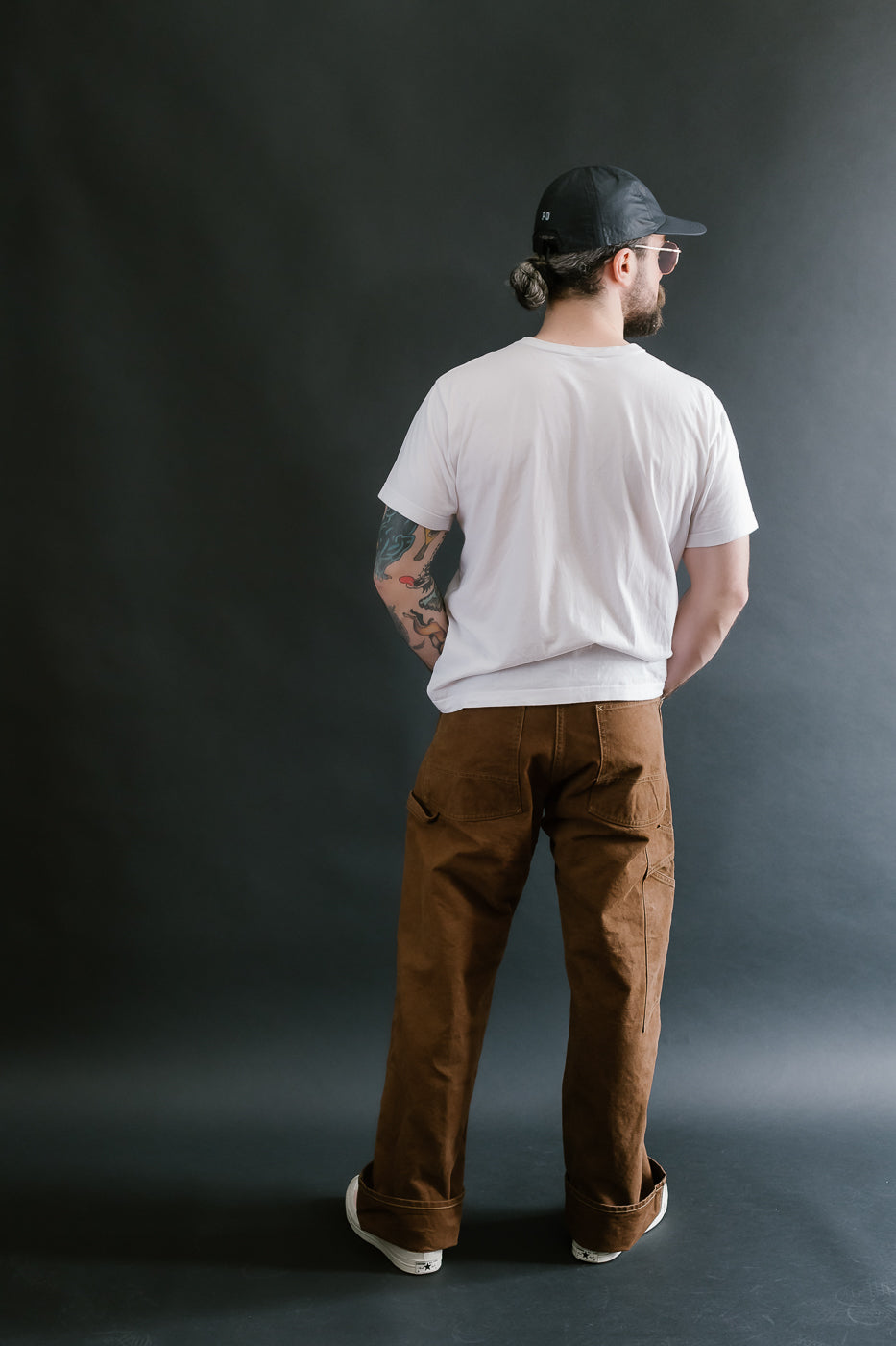 Lot JG-12 - Late 30s Ironworkers Trousers Duck - Brown