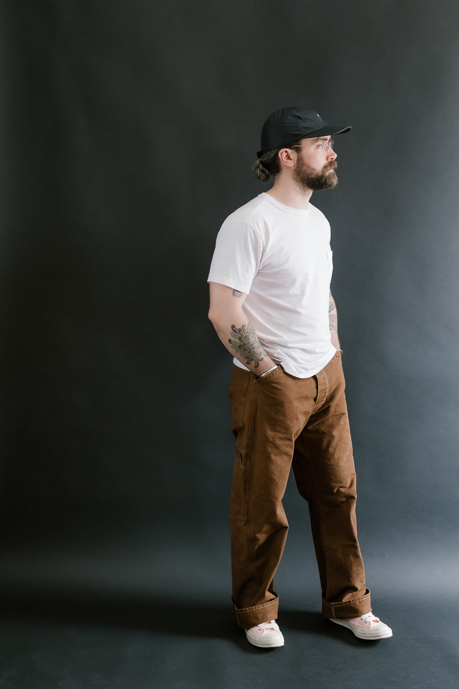 Lot JG-12 - Late 30s Ironworkers Trousers Duck - Brown